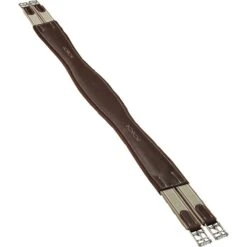 M. Toulouse Shaped Long Girth W/ Spring Buckles -Equestrian Sports 200483 chocolate 17