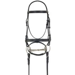 Camelot Dressage Bridle With Anti Slip Reins