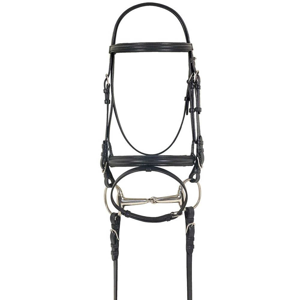 Camelot Dressage Bridle With Anti Slip Reins 3 Camelot Dressage Bridle With Anti Slip Reins