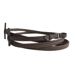 ThinLine Classic Wrapped Reins - 54 Inch -Equestrian Sports 204934 brownbuckle 1