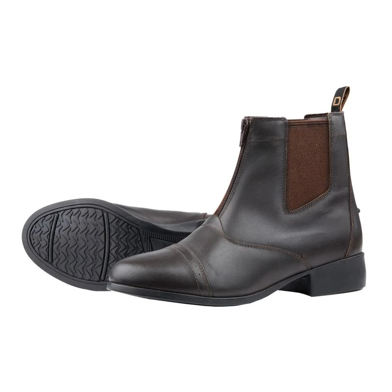 Dublin Kids' Foundation Zip Paddock Boots - Brown 3 Dublin Kids' Foundation Zip Paddock Boots - Brown