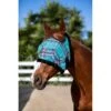 Kensington Fly Mask W/Plush Fleece Trim - Black Ice -Equestrian Sports 334939 800 800