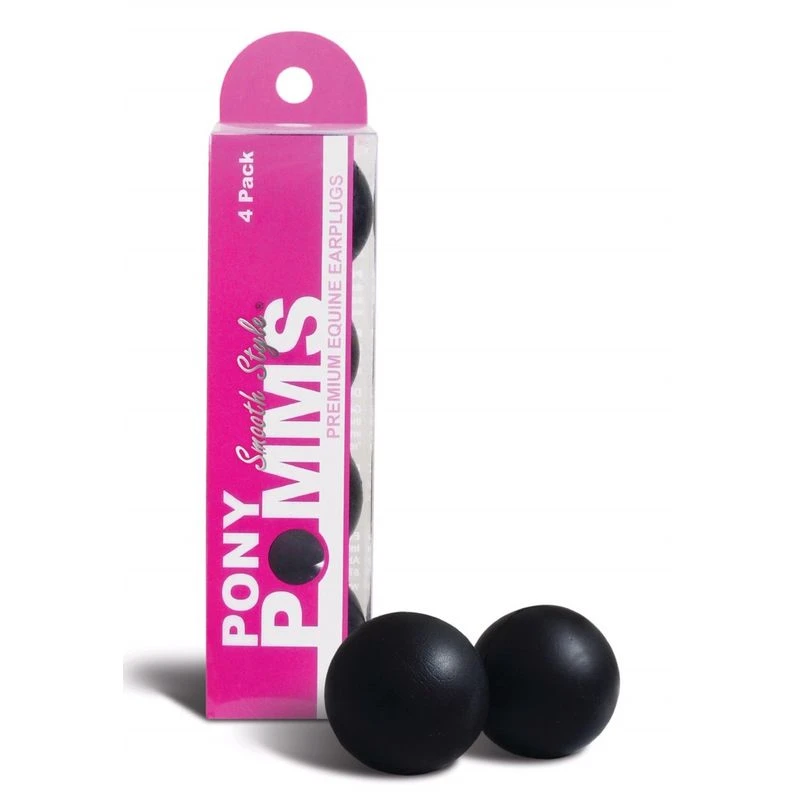 Pomms Premium Smooth Four Pack - Black 3 Pomms Premium Smooth Four Pack - Black