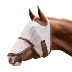 Kensington Signature Fly Mask W/Removable Nose - Tan 5 Kensington Signature Fly Mask W/Removable Nose - Tan -Equestrian Sports 357934 800 800