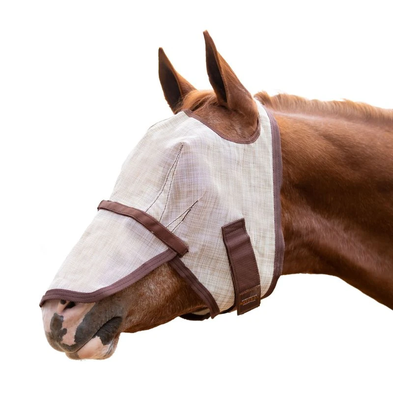 Kensington Signature Fly Mask W/Removable Nose - Tan 4 Kensington Signature Fly Mask W/Removable Nose - Tan - Image 2