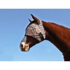 Kensington Signature Fly Mask W/Web Trim - Deluxe Black -Equestrian Sports 358097 800 800