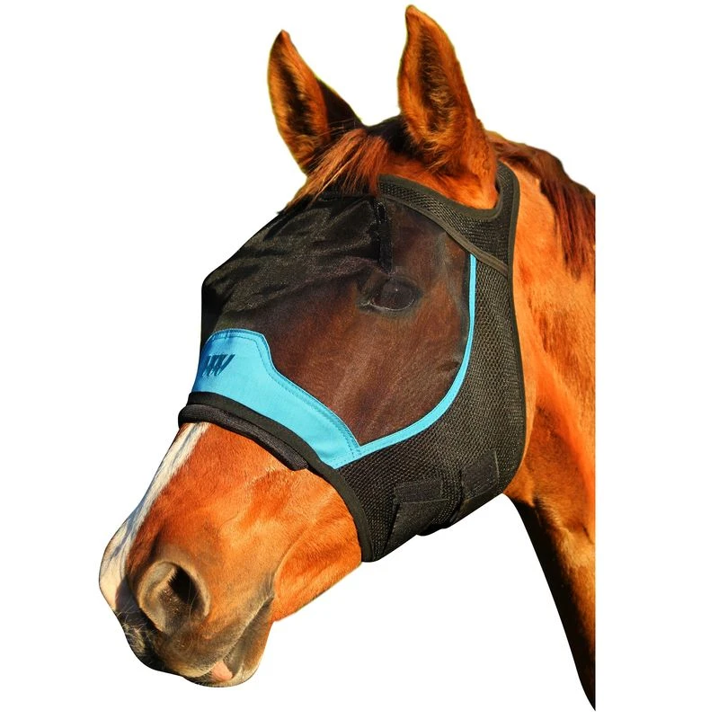 Woof Wear UV Fly Mask W/o Ears - Black/Blue 3 Woof Wear UV Fly Mask W/o Ears - Black/Blue
