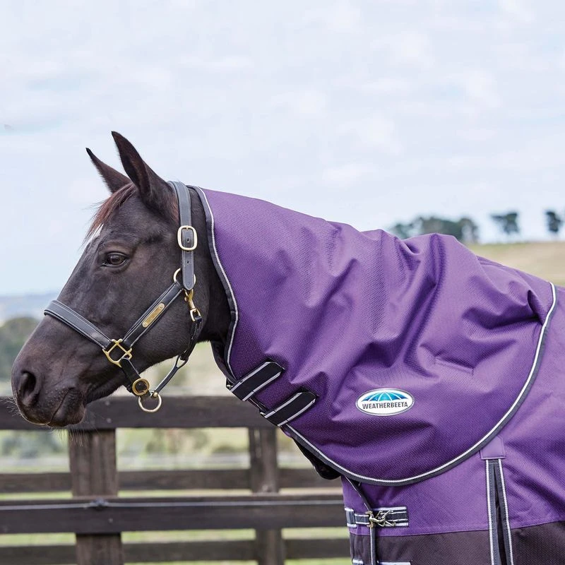 Weatherbeeta Comfitec Plus Dynamic Neck Rug Medium/Lite - Purple/Black 3 Weatherbeeta Comfitec Plus Dynamic Neck Rug Medium/Lite - Purple/Black