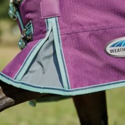 Weatherbeeta Comfitec Premier Freedom Pony Standard Neck Lite - Purple/Navy/Mint -Equestrian Sports 448600 800 800