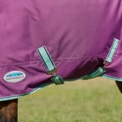 Weatherbeeta Comfitec Premier Freedom Pony Standard Neck Lite - Purple/Navy/Mint -Equestrian Sports 448601 800 800