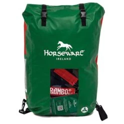 Rambo Original Turnout 0g - Green/Red -Equestrian Sports 470751 800 800