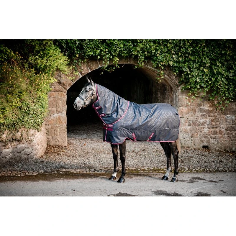 Amigo Hero Ripstop Plus Turnout 0g - Navy HW Print/Burgandy/White 3 Amigo Hero Ripstop Plus Turnout 0g - Navy HW Print/Burgandy/White