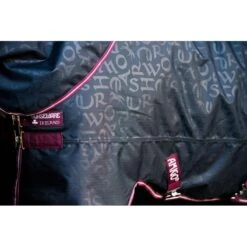 Amigo Hero Ripstop Plus Turnout 0g - Navy HW Print/Burgandy/White 7 Amigo Hero Ripstop Plus Turnout 0g - Navy HW Print/Burgandy/White -Equestrian Sports 485415 800 800