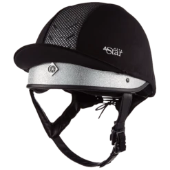 Charles Owen 4Star Skull Helmet -Equestrian Sports 4Star Silver Web