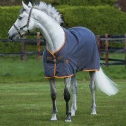 Amigo Polyester Stable Sheet - Excalibur/Orange