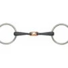 Shires Copper Lozenge Sweet Iron Snaffle Bit 2 Shires Copper Lozenge Sweet Iron Snaffle Bit -Equestrian Sports 510