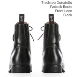 Tredstep Donatello Lace Paddock Boot - Black -Equestrian Sports 517135 800 800