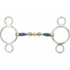 Shires Blue Sweet Iron Two Ring Gag With Lozenge Bit -Equestrian Sports 5212 2