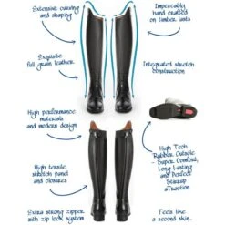 Tredstep Vasari Field Boot - Black -Equestrian Sports 522607 800 800