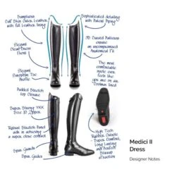 Tredstep Medici II Dress Boot - Black 11 Tredstep Medici II Dress Boot - Black -Equestrian Sports 523646 800 800