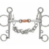 Shires Double Jointed Copper Lozenge Pelham Bit -Equestrian Sports 529 2