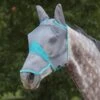 Weatherbeeta Comfitec Fine Mesh Mask W/Ears & Nose - Grey/Turquoise 2 Weatherbeeta Comfitec Fine Mesh Mask W/Ears & Nose - Grey/Turquoise -Equestrian Sports 534517 800 800