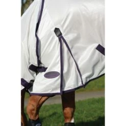 Weatherbeeta Comfitec Essential Mesh II Standard Neck - White/Maroon/Grey -Equestrian Sports 535172 800 800