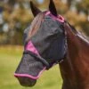 Weatherbeeta Comfitec Deluxe Durable Mesh Mask W/Nose - Black/Purple 2 Weatherbeeta Comfitec Deluxe Durable Mesh Mask W/Nose - Black/Purple -Equestrian Sports 535991 800 800