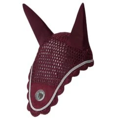 Horze Ella Pony Ear Net - Anemone Dark Pink