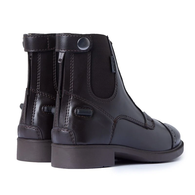 Horze Kids' Kilkenny Polyurethane Jodhpur Boots - Brown 6 Horze Kids' Kilkenny Polyurethane Jodhpur Boots - Brown - Image 4