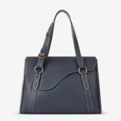 Oughton Paddock Lux Shoulder Bag - Iconic Navy