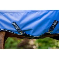 Amigo Hero Ripstop Turnout 0g - Blue/Navy/Grey -Equestrian Sports 606682 800 800