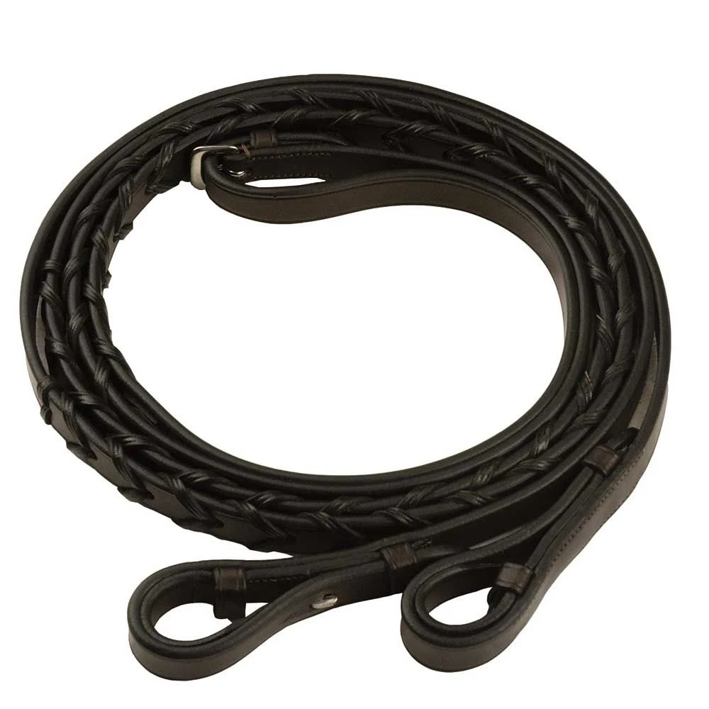 HDR Pro Collection Extra Long Flat Laced Reins 6 HDR Pro Collection Extra Long Flat Laced Reins - Image 4
