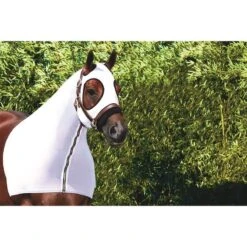 Perri's Mesh Lycra Mane Hood - White