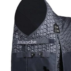 Horze Avalanche Light Weight Turnout Sheet - Dark Navy/Dawn Grey Print -Equestrian Sports 695221 800 800