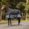 Horze Avalanche Medium Weight Turnout Blanket 150g - Dark Navy -Equestrian Sports 695753 800 800