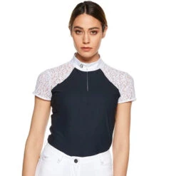 EGO7 Florentine ML Shirt CLOSEOUT 7 EGO7 Florentine ML Shirt CLOSEOUT -Equestrian Sports Ego7FlorentineSSNavy