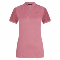 Euro-Star Half Zip Valentina Short Sleeve Shirt -Equestrian Sports EuroStarESValentinaHawthorneRose