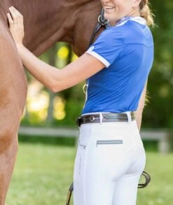 KL Select Gabrielle Breech -Equestrian Sports KLSelectWhiteGreyBack
