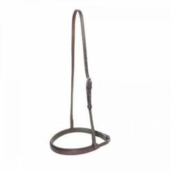 Nunn Finer Plain Padded Caveson 11 Nunn Finer Plain Padded Caveson -Equestrian Sports NF527 havana zinc 2