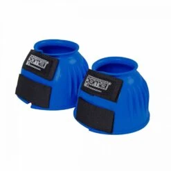 Roma Double Tape PVC Ribbed Bell Boots -Equestrian Sports NS168575 royal