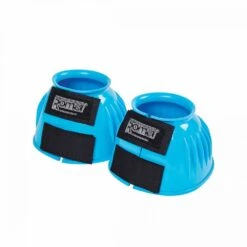 Roma Double Tape PVC Ribbed Bell Boots -Equestrian Sports NS168575 turquoise 1