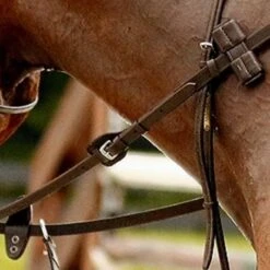 Correct Connect Aaron Vale Single Grip Rein -Equestrian Sports NSCCAV1 brown padded