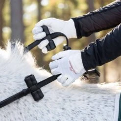 Correct Connect Aaron Vale Three Grip Rein -Equestrian Sports NSCCAV3 black padded