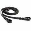 Correct Connect Sure Grip Rubber Reins 1 Inch Stops 1 Correct Connect Sure Grip Rubber Reins 1 Inch Stops -Equestrian Sports NSCCSGR1 black 2