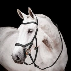 Rambo Micklem 2 Competition Bridle W/ Reins -Equestrian Sports NSSBMOM2 black 2