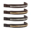 Large Padded Clincher Browbands 1 Large Padded Clincher Browbands -Equestrian Sports NunnFinerClincherBrowband