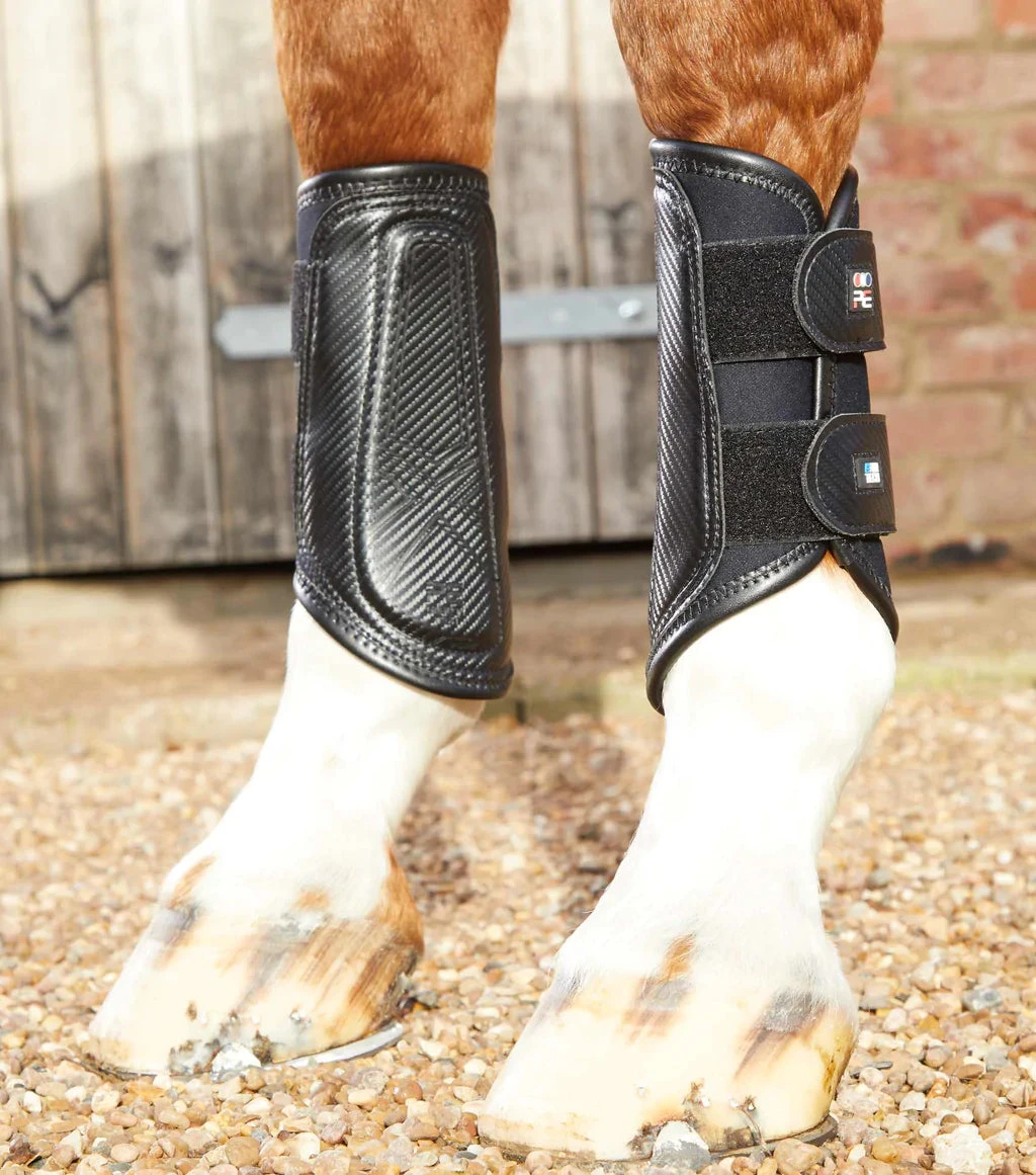 Premier Equine Carbon Air-Tech Double Locking Brushing Boots 3 Premier Equine Carbon Air-Tech Double Locking Brushing Boots