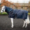 Horseware Rambo® Mack In A Sack (No Fill) CLEARANCE -Equestrian Sports Rambo Mack in a Sack Navy Burgundy side view