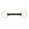 Stainless Steel Rubber Dog Bone Loose Ring Bit 2 Stainless Steel Rubber Dog Bone Loose Ring Bit -Equestrian Sports cnt63